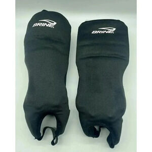 Brine Shin Guard Set Adult‎ One Size Fits All Field Hockey Soft Black
